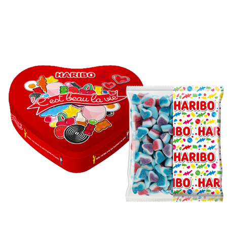 Boîte bonbon coeur Métal et sachet Love Pik 1kg image number null